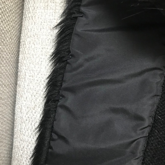 Sold Dolce Cabo Faux Fur Vest Black Knit XS - Picture 7 of 9